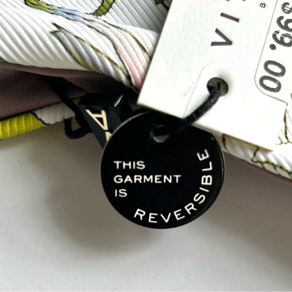 🍒NWT Vitamin A Swimwear Bikini Bottom. Reversible. Size: 6/Small - Picture 6 of 12